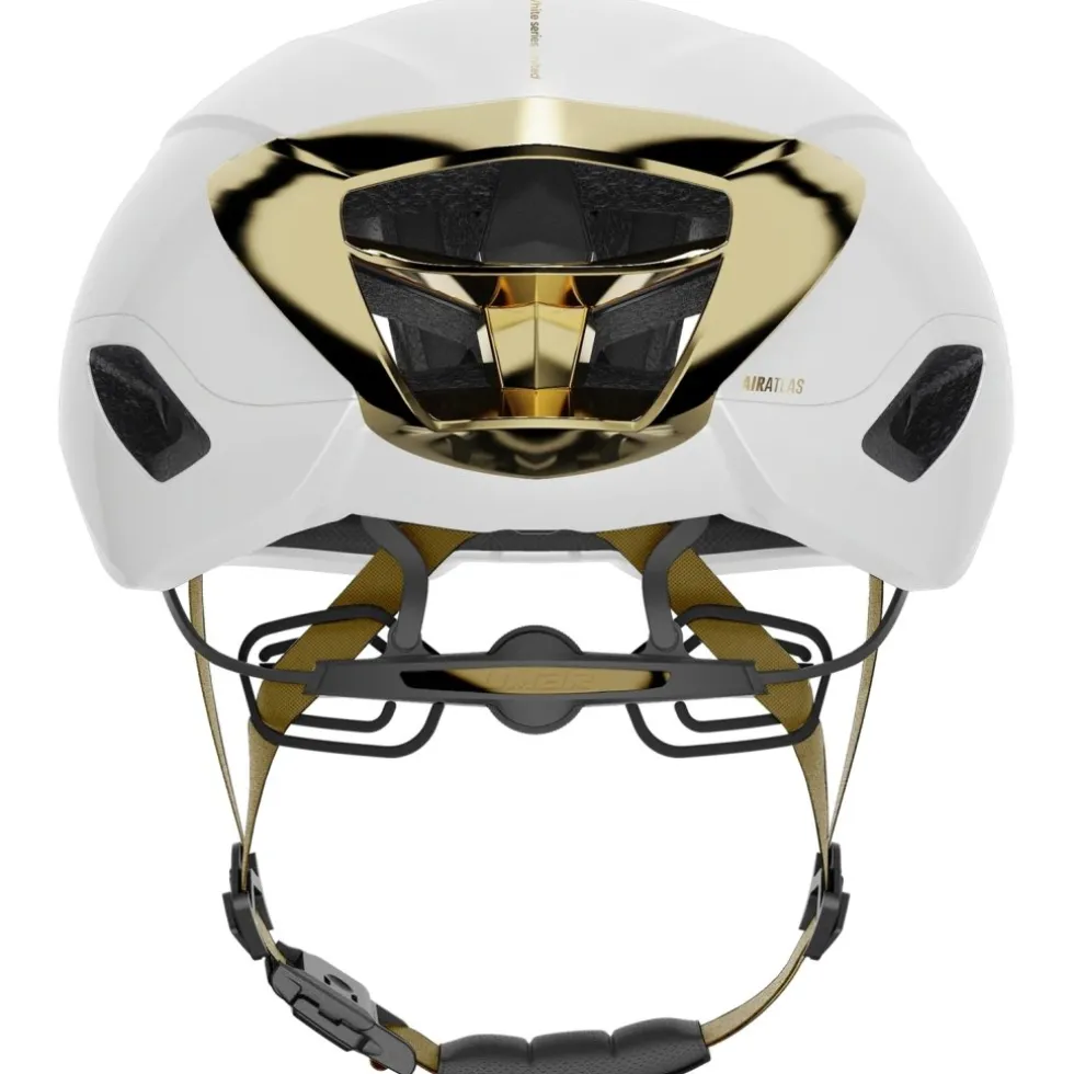 Limar Air Atlas White & Black Series Fietshelm - Ice White Gold