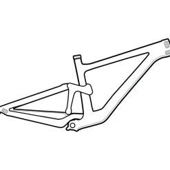 Stickers < Lizard Skins Frame Wrap Kabelschuring Beschermende film - clear