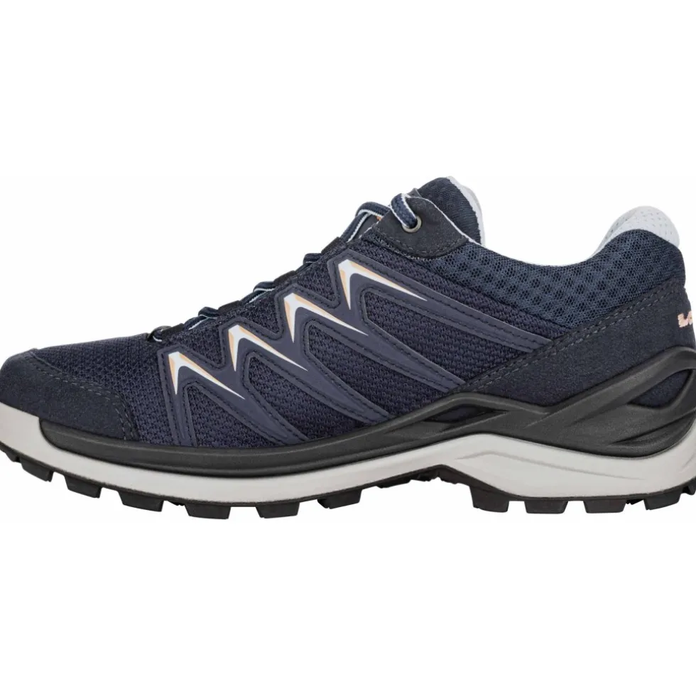 LOWA Innox Pro GTX Lo Wandelschoenen Dames - navy/salmon