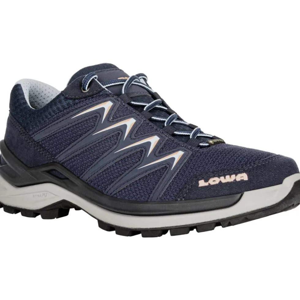 LOWA Innox Pro GTX Lo Wandelschoenen Dames - navy/salmon
