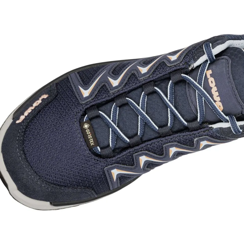 LOWA Innox Pro GTX Lo Wandelschoenen Dames - navy/salmon