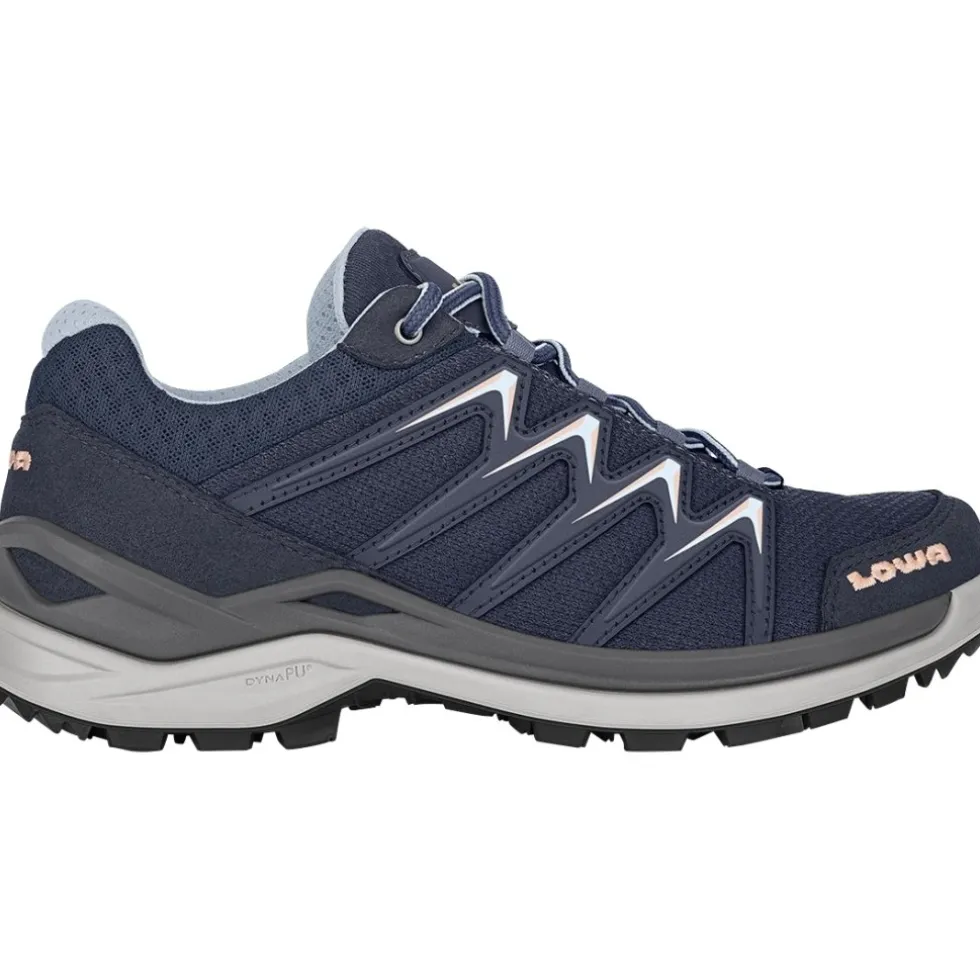 LOWA Innox Pro GTX Lo Wandelschoenen Dames - navy/salmon