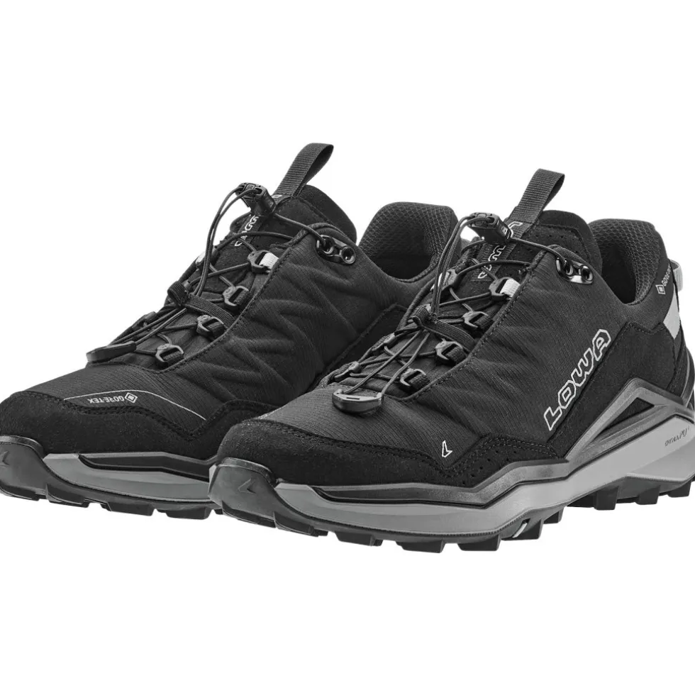 LOWA Maddox Pro GTX Lo SL Wandelschoenen Heren - zwart/grijs