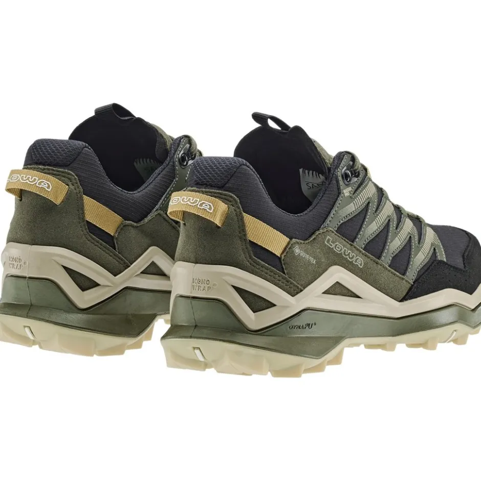 Wandelschoenen|Wandelschoenen < LOWA Maddox Pro GTX Lo Wandelboots Heren - zwart/olijf