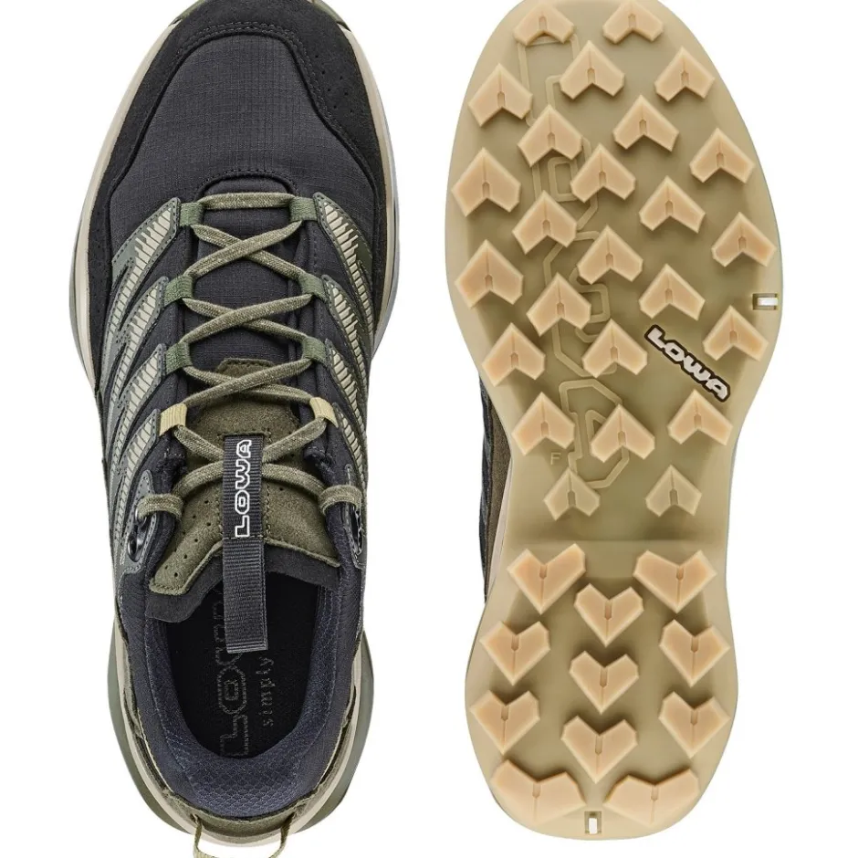 Wandelschoenen|Wandelschoenen < LOWA Maddox Pro GTX Lo Wandelboots Heren - zwart/olijf