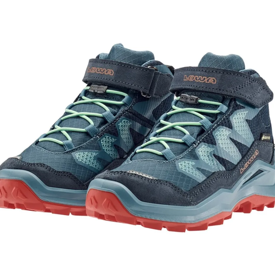 Wandelschoenen|Wandelschoenen < LOWA Maddox Pro GTX Mid VC Schoenen Kinderen - navy/smoke blue (Maat -40)