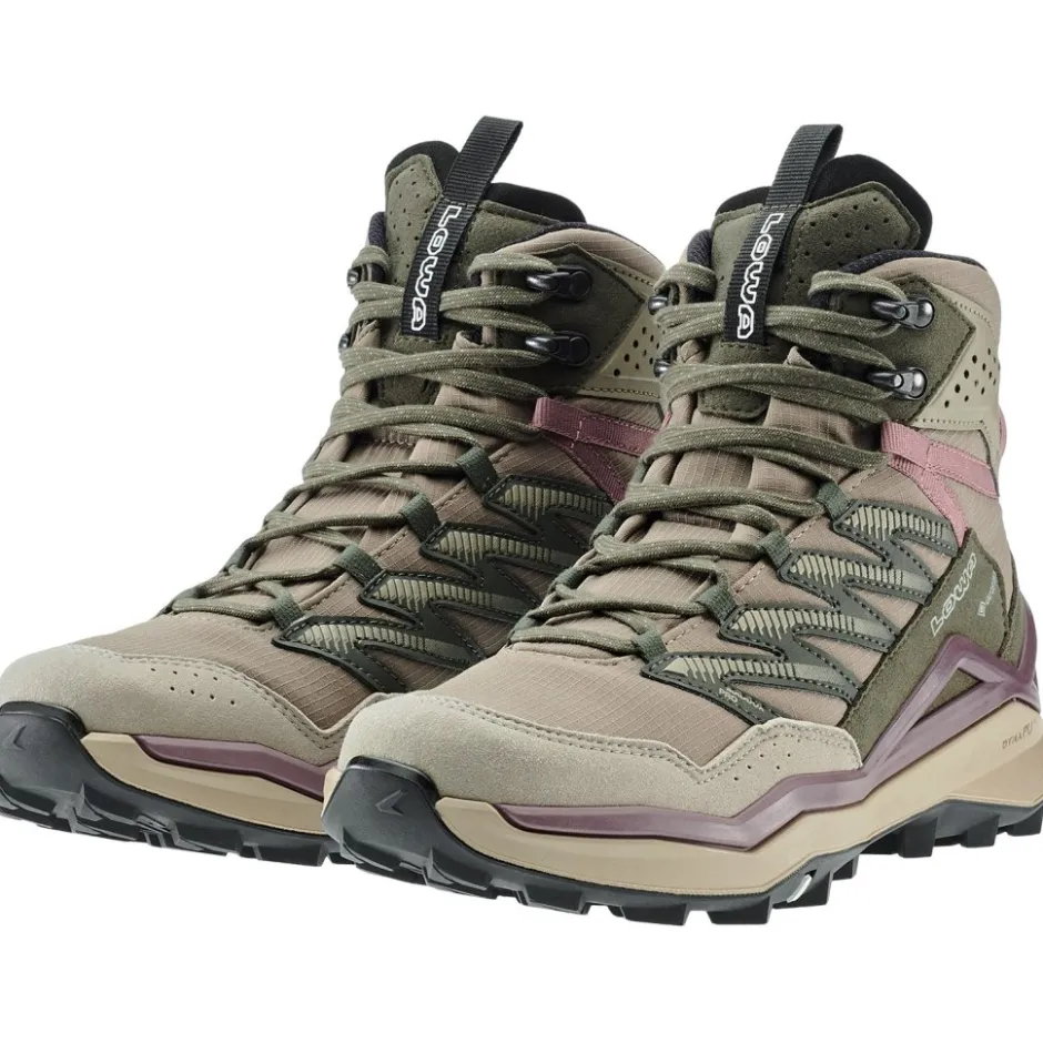 Wandelschoenen|Wandelschoenen < LOWA Maddox Pro GTX Mid Wandelboots Dames - desert/old rose