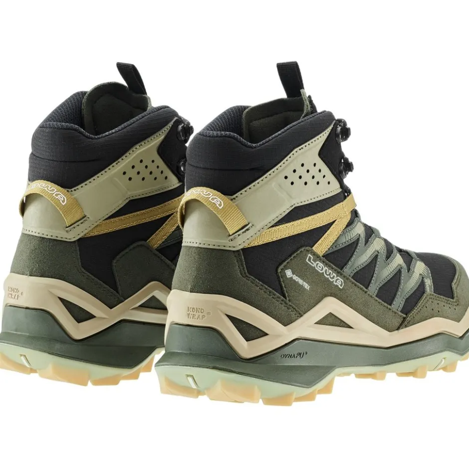 Wandelschoenen|Wandelschoenen < LOWA Maddox Pro GTX Mid Wandelboots Heren - zwart/olijf