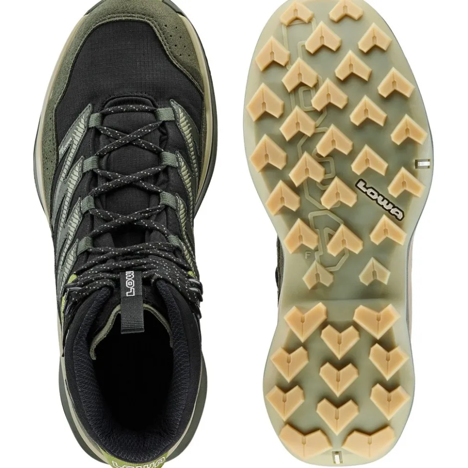 Wandelschoenen|Wandelschoenen < LOWA Maddox Pro GTX Mid Wandelboots Heren - zwart/olijf