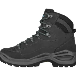 LOWA Renegade Evo GTX Mid Wandelboots Dames - asphalt/turquoise