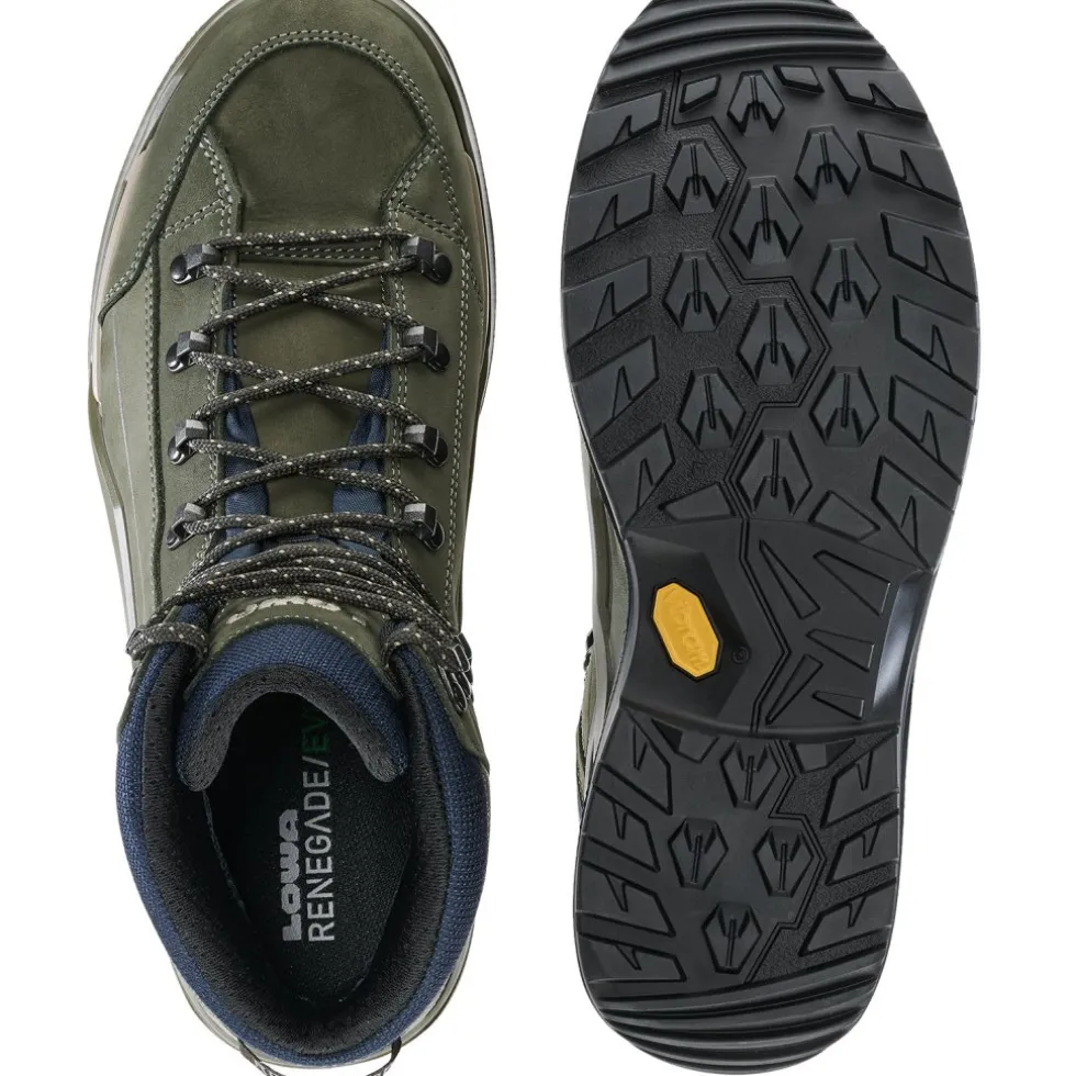 LOWA Renegade Evo GTX Mid Wandelboots Heren - olive/navy