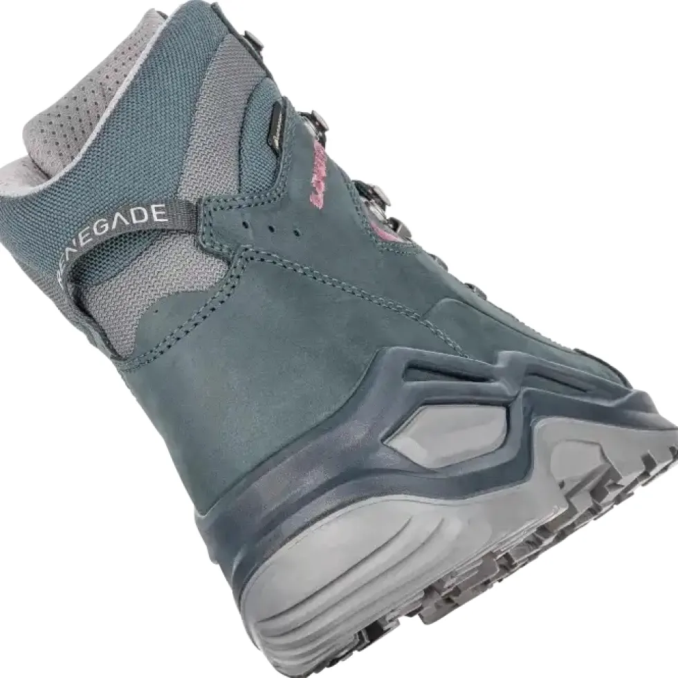 LOWA Renegade Evo GTX Mid Wandelboots Dames - steelblue/old rose