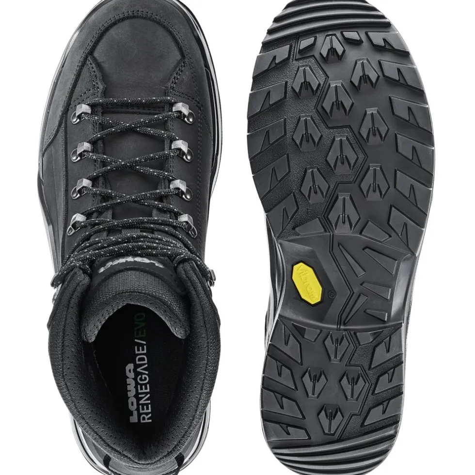 LOWA Renegade Evo GTX Mid Wandelboots Heren - deep black