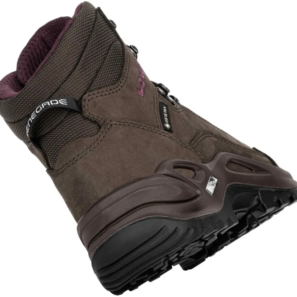 LOWA Renegade GTX Mid Wandelboots Dames - espresso
