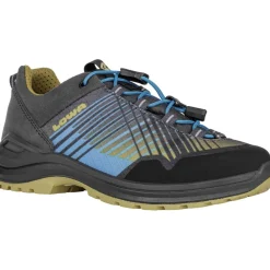 LOWA Carezza GTX Lo Wandelschoenen Kinderen - turquoise/mustard (Maat 23-35)