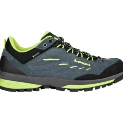 LOWA Delago GTX Lo Trekkingschoenen Heren - petrol/lime