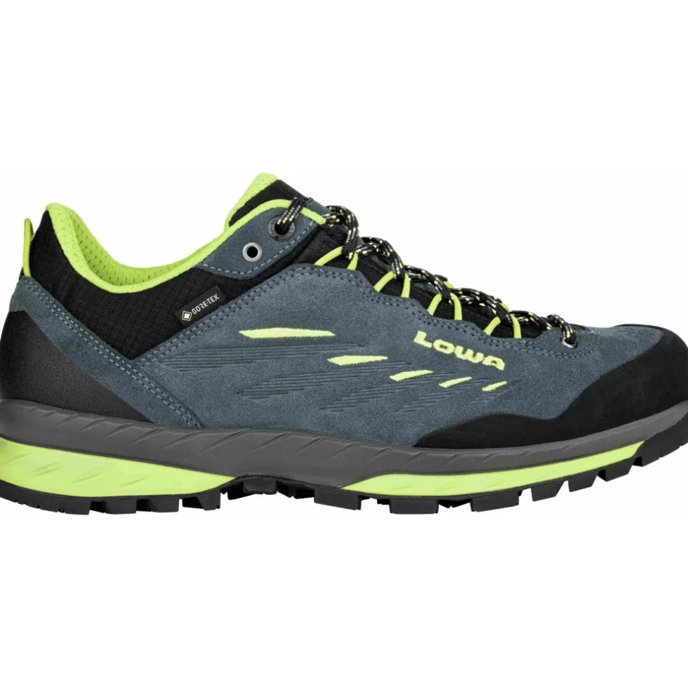 LOWA Delago GTX Lo Trekkingschoenen Heren - petrol/lime