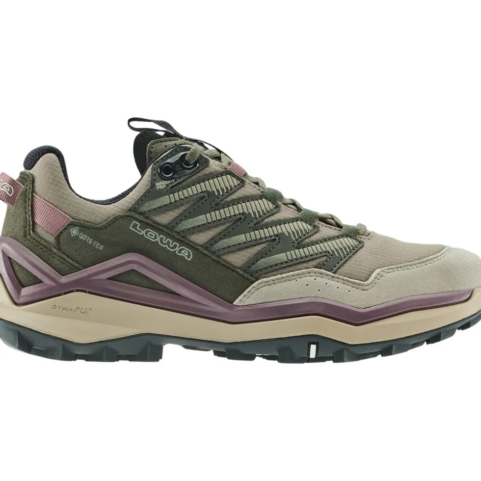 LOWA Maddox Pro GTX Lo Wandelschoenen Dames - desert/old rose