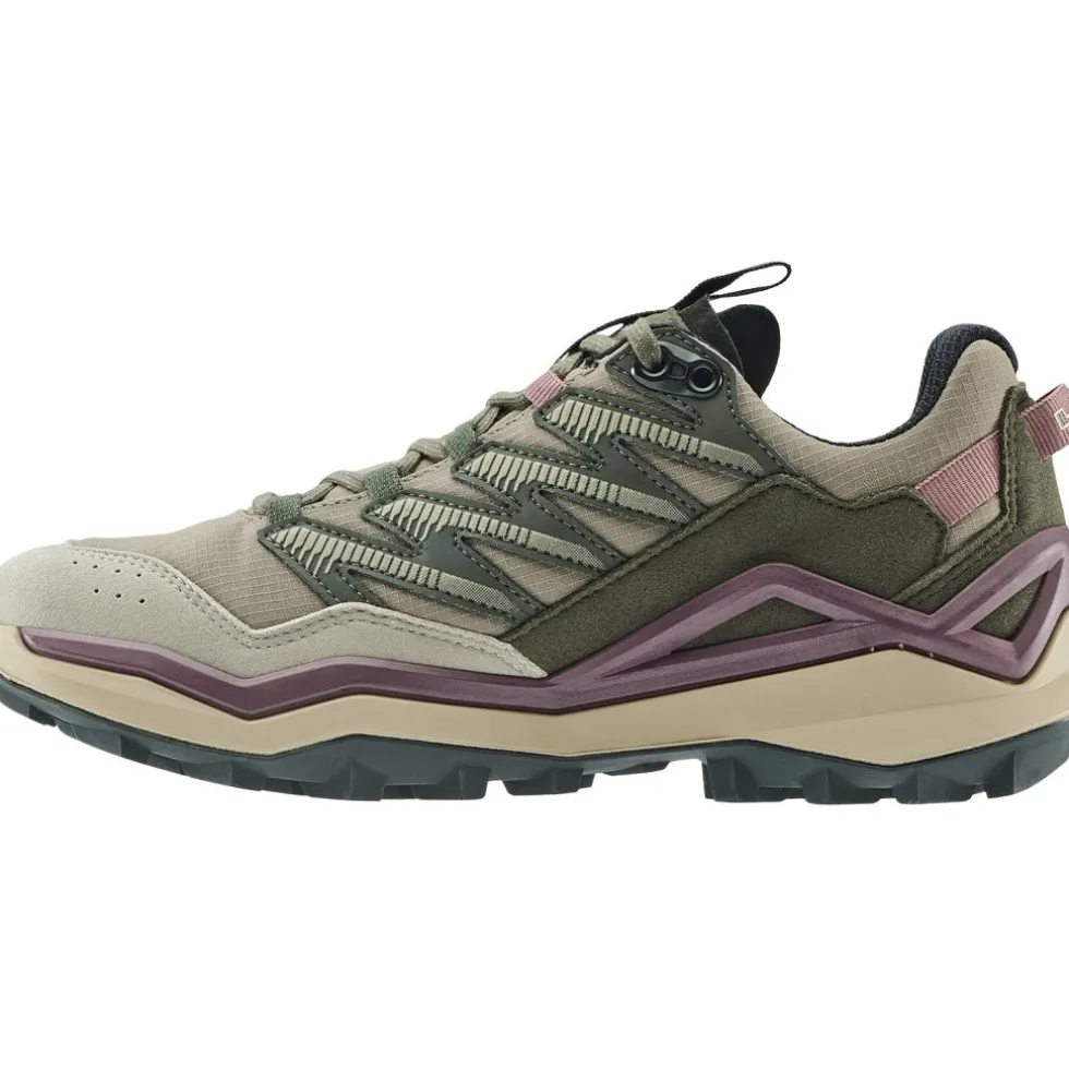 LOWA Maddox Pro GTX Lo Wandelschoenen Dames - desert/old rose
