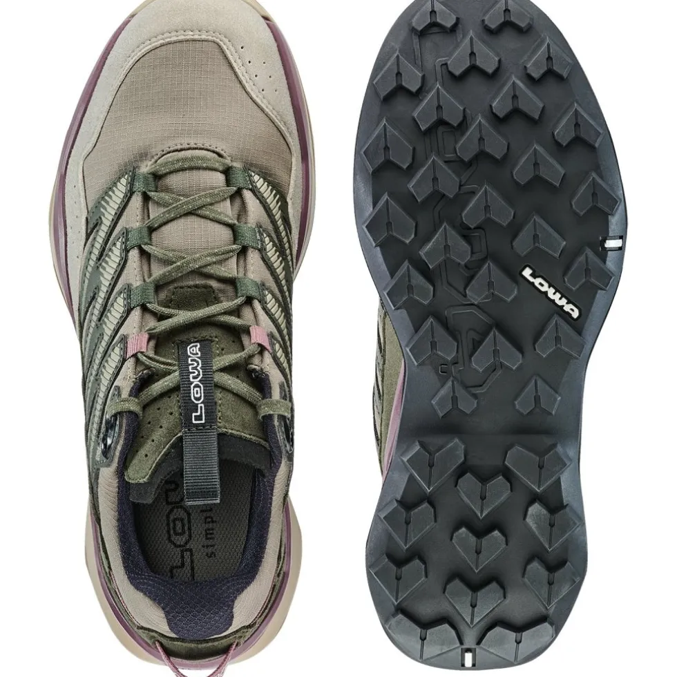 LOWA Maddox Pro GTX Lo Wandelschoenen Dames - desert/old rose