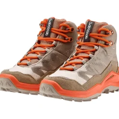 LOWA Maddox Pro GTX Mid Schoenen Kinderen - dune/flame (Maat 28-35)