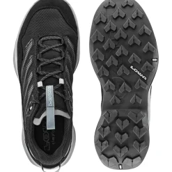 LOWA Maddox PRO Lo Wandelschoenen Heren - zwart/grijs