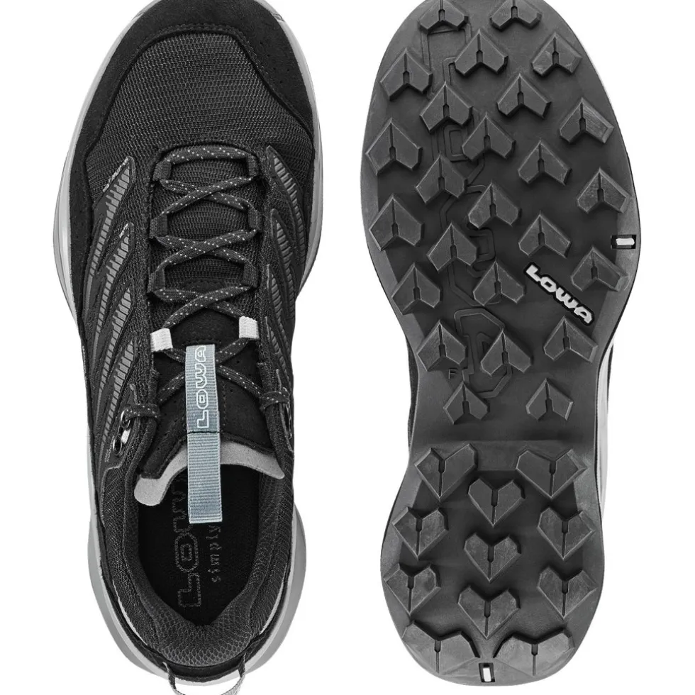 LOWA Maddox PRO Lo Wandelschoenen Heren - zwart/grijs
