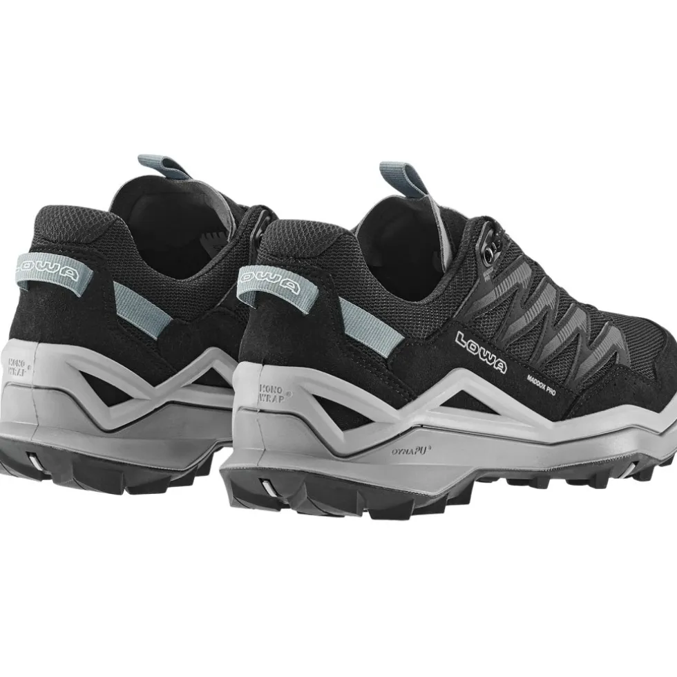 LOWA Maddox PRO Lo Wandelschoenen Heren - zwart/grijs
