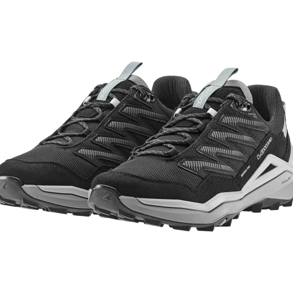 LOWA Maddox PRO Lo Wandelschoenen Heren - zwart/grijs