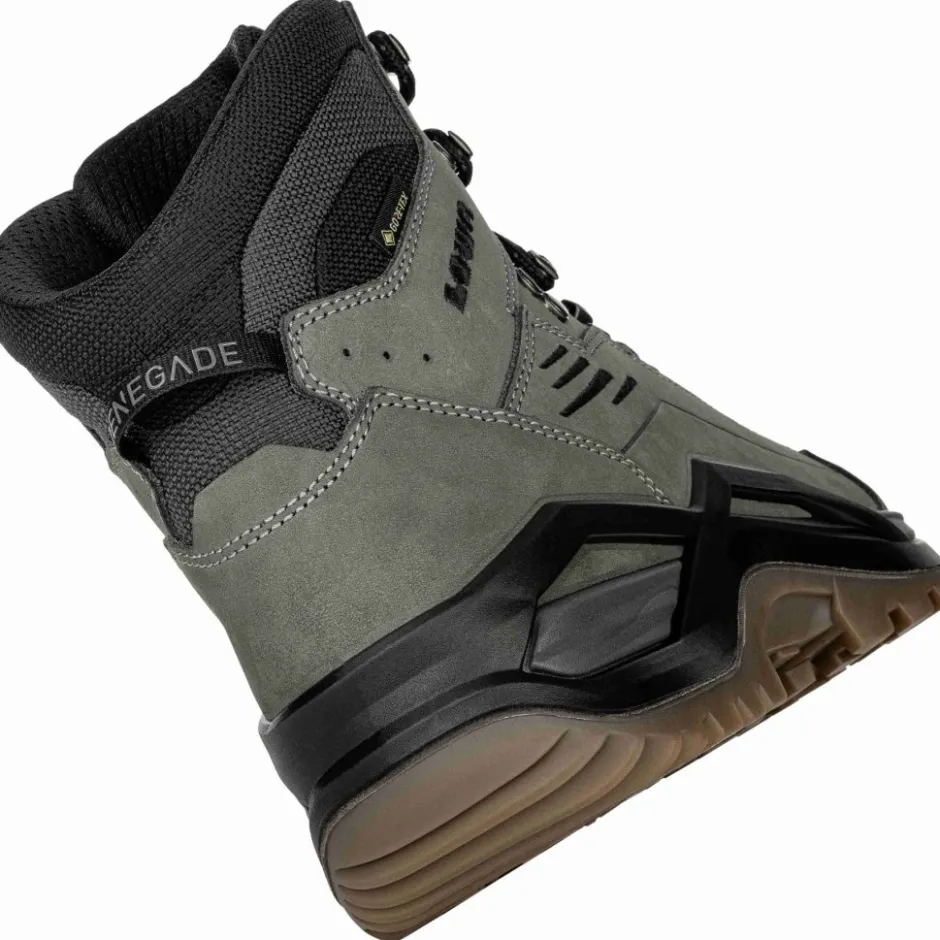 Wandelschoenen|Wandelschoenen < LOWA Renegade Evo GTX Mid Wandelboots Heren - dark grey/zwart