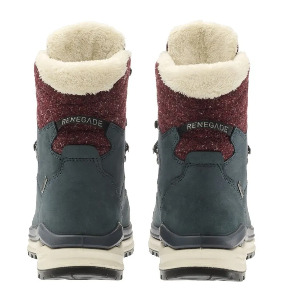 LOWA Renegade EVO Ice 2 GTX Winterlaarzen Dames - navy/rood | Standaard