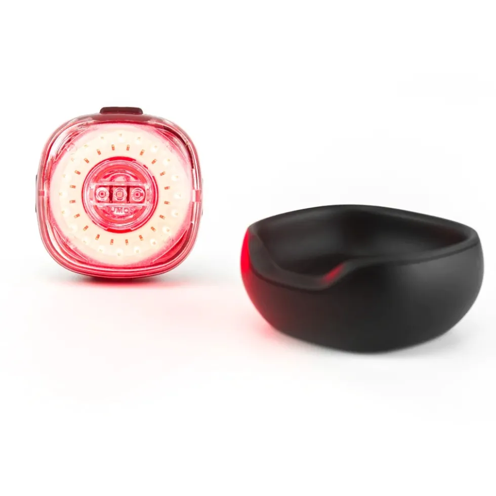 Lumos Ultra Fly MIPS Helm + Firefly Helmlicht - Atomic Salomon