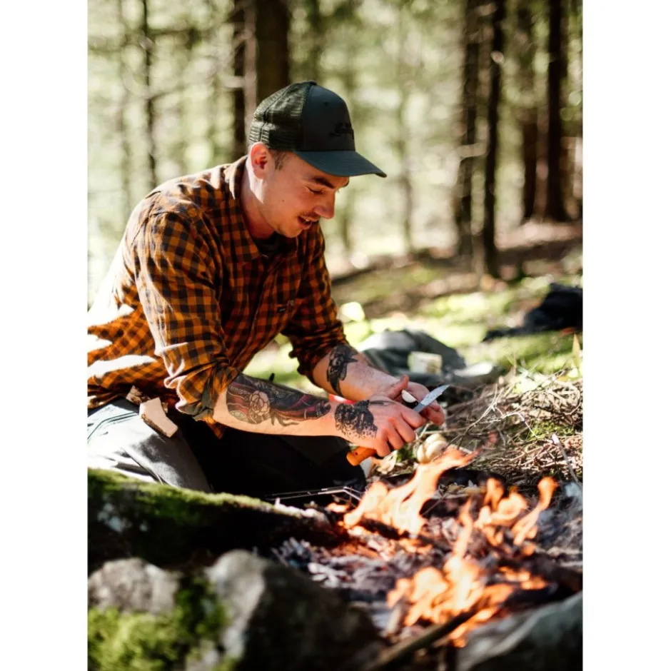 Mutsen < Lundhags Trucker Cap - Charcoal 890