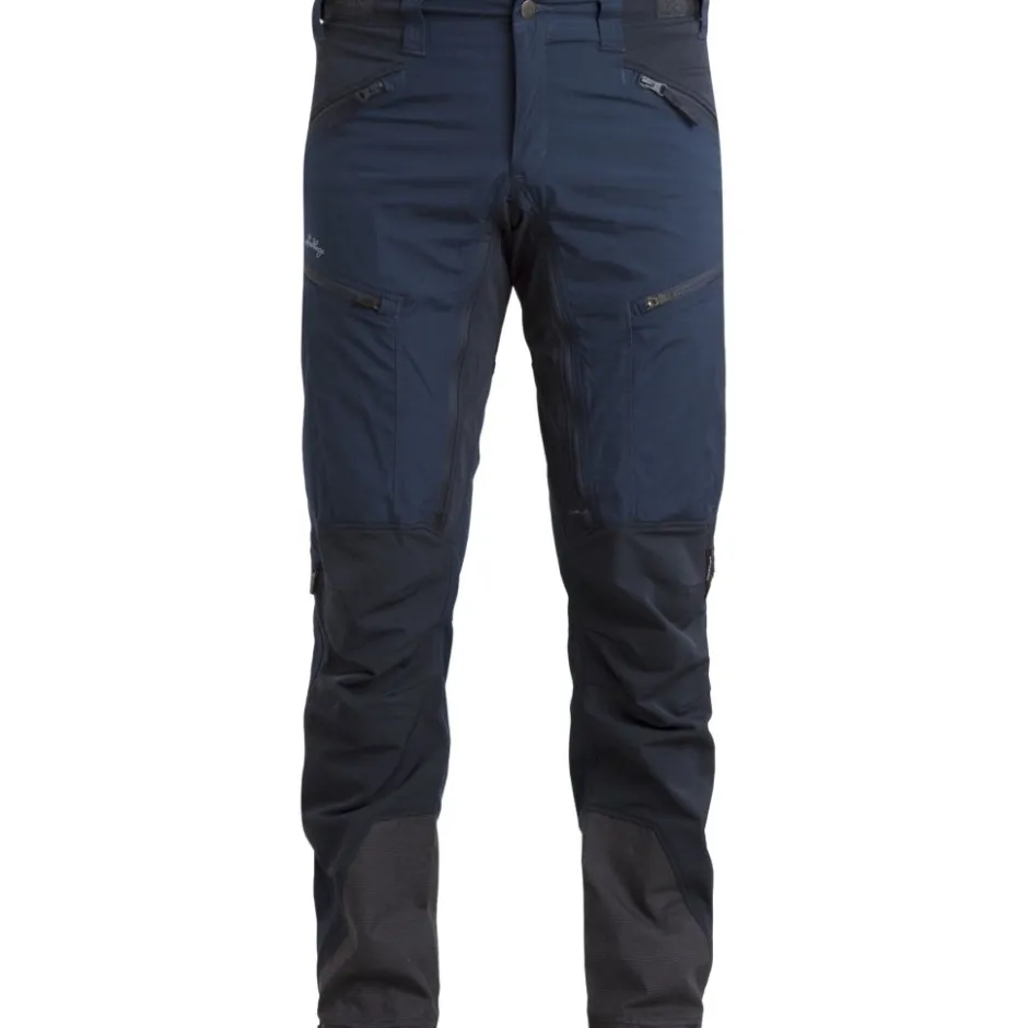 Broeken & Rokken < Lundhags Makke Wandelbroek Heren - Kort - Light Navy/Deep Blue 671