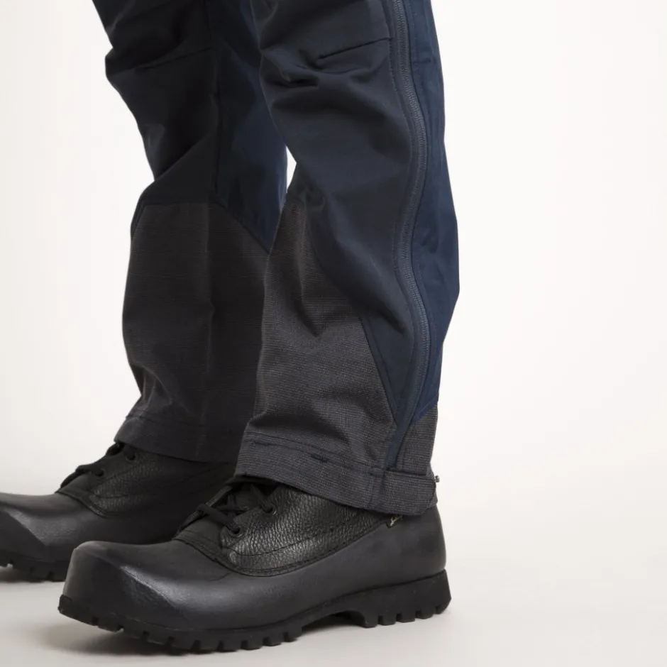 Broeken & Rokken < Lundhags Makke Wandelbroek Heren - Kort - Light Navy/Deep Blue 671