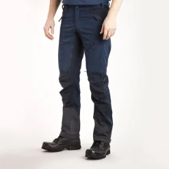 Broeken & Rokken < Lundhags Makke Wandelbroek Heren - Kort - Light Navy/Deep Blue 671