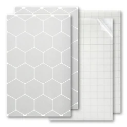 Luxshield Reflecterende Sticker Hexagon - zilver