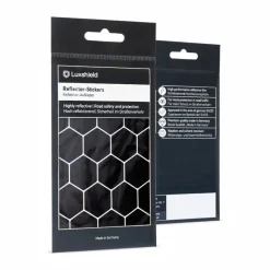 Verlichting|Reflectoren < Luxshield Reflecterende Sticker Hexagon - zwart