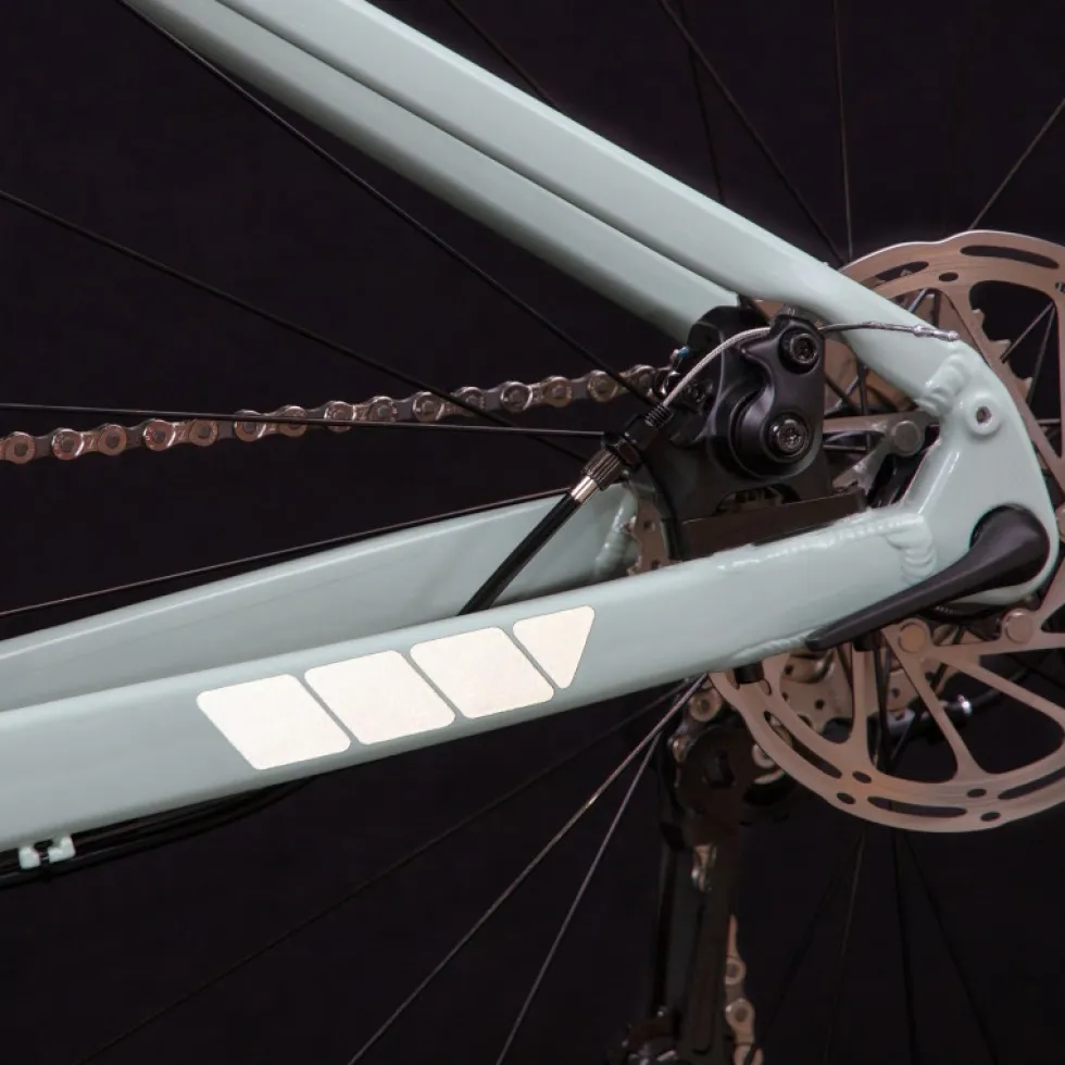 Luxshield Reflecterende Sticker Diamond - groot - zilver