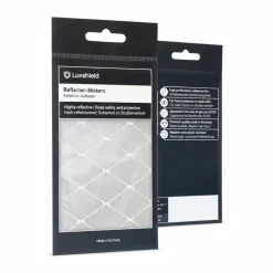 Luxshield Reflecterende Sticker Diamond - groot - zilver