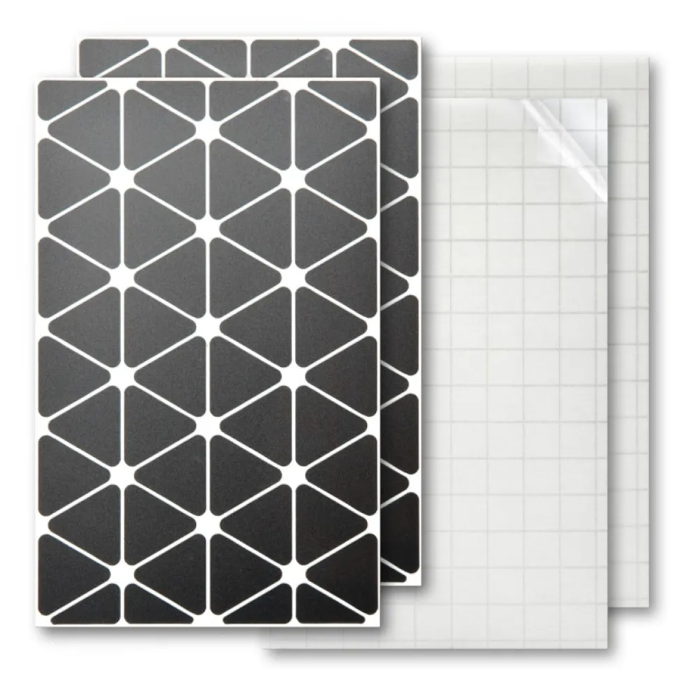 Luxshield Reflecterende Sticker Triangles - kleine - zwart