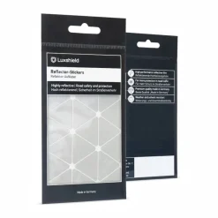 Verlichting|Reflectoren < Luxshield Reflecterende Sticker Triangles - groot - zilver