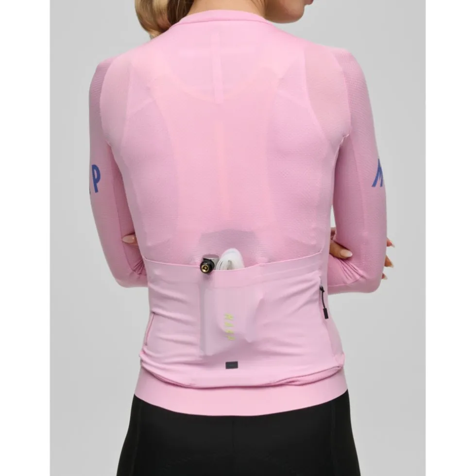 MAAP Aeon Fietsshirt met Lange Mouwen Dames - musk