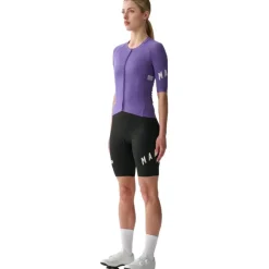 MAAP Aeon Fietsshort met Bretels Dames - black/white