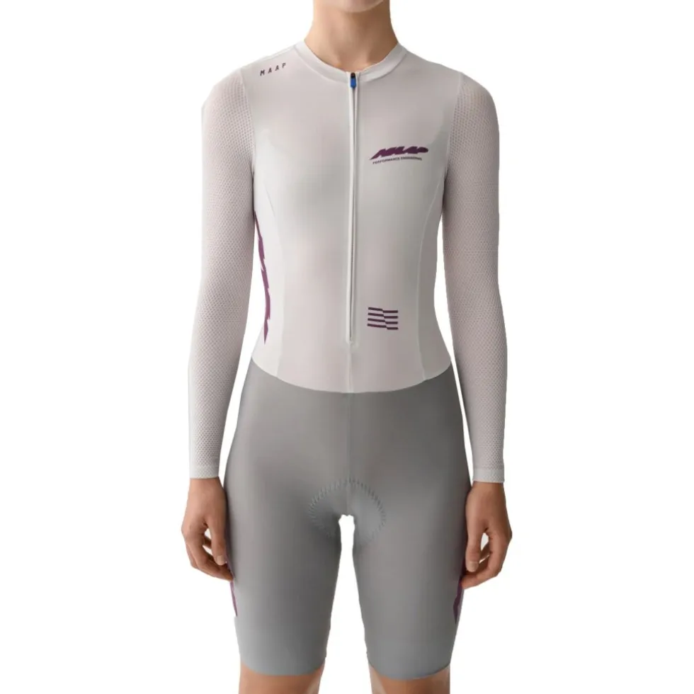 MAAP Eclipse Pro Racebody met Lange Mouwen Dames - antarctica/midnight