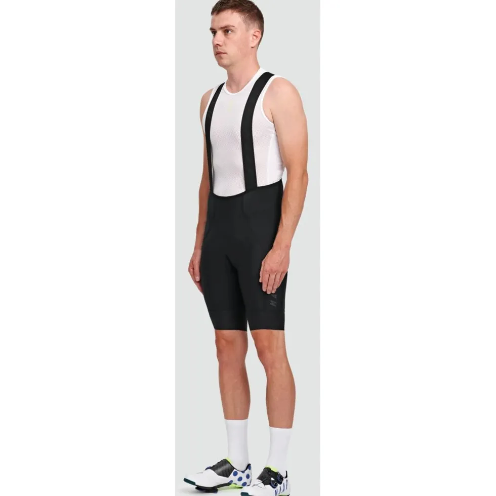MAAP Team Bib Evo Shorts met bandjes voor heren - black/black