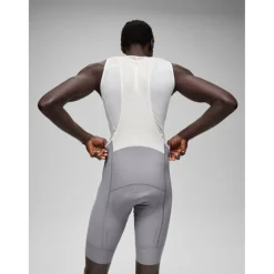 MAAP Team Bib Evo Shorts met bandjes voor heren - titanium