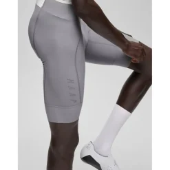 MAAP Team Bib Evo Shorts met bandjes voor heren - titanium