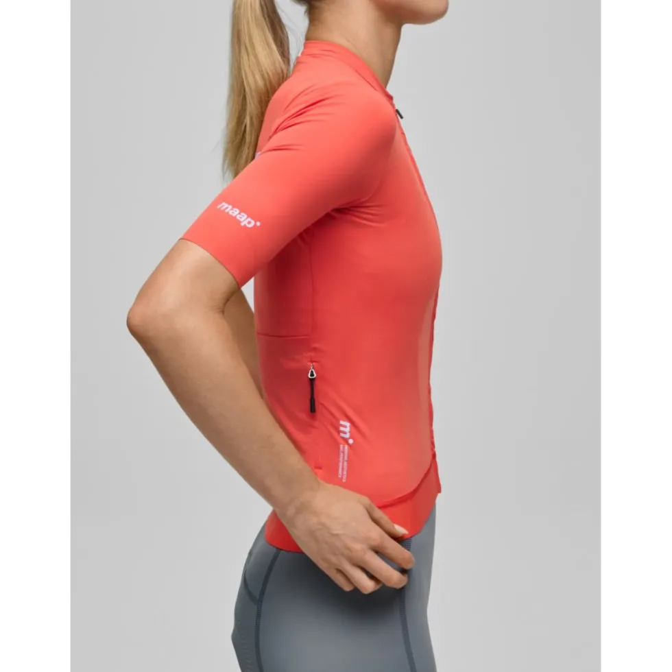 MAAP Training 2.0 Fietsshirt met Korte Mouwen Dames - washed red