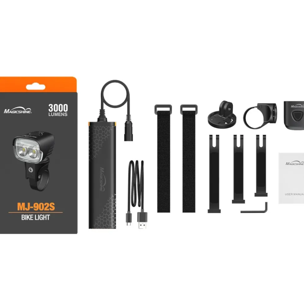 Magicshine MJ 902S Fietslamp Vooraan - zwart